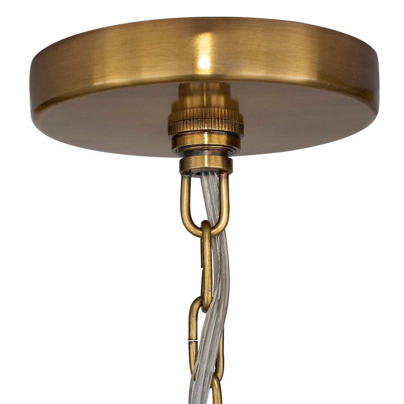 Uttermost Lemont Hammered Brass 1 Light Pendant - N/A