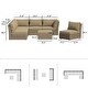 preview thumbnail 3 of 19, Corvus Oreanne 7-piece Patio Rattan Sectional Conversation Set