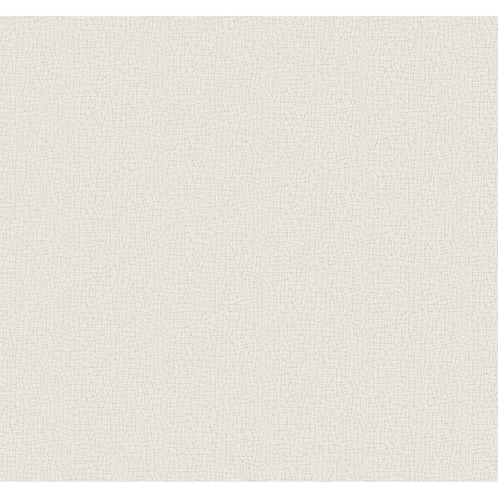 Warner Cary White Petite Maze Wallpaper