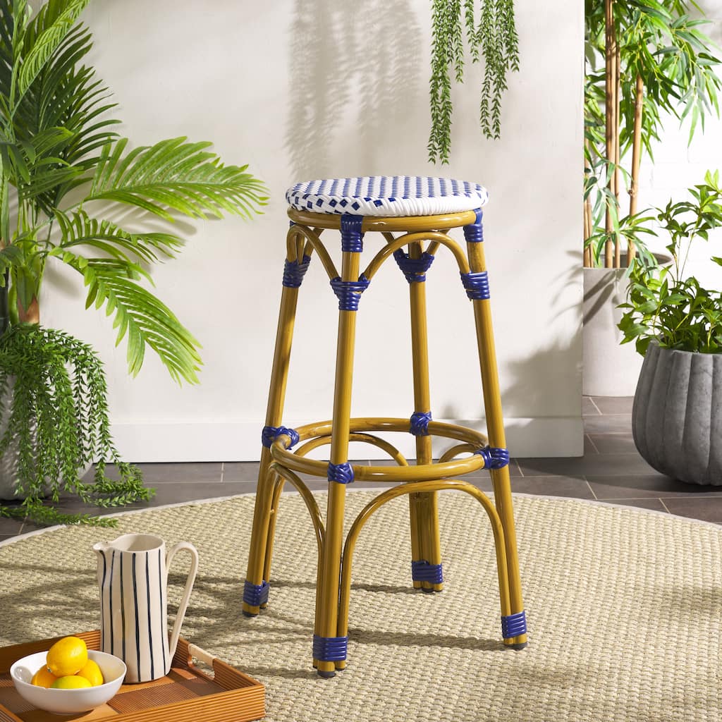SAFAVIEH Mimi 31-inch Stacking Bar Stool (Fully Assembled). - 15"Wx15"Dx31"H