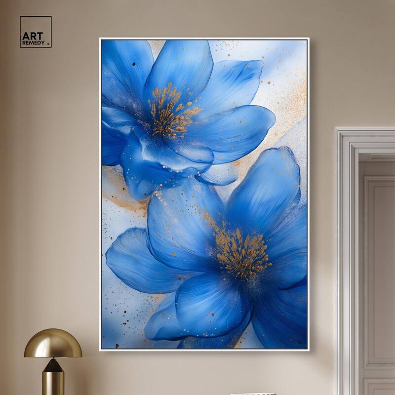 Twilight Teal Tint II Canvas by Art Remedy