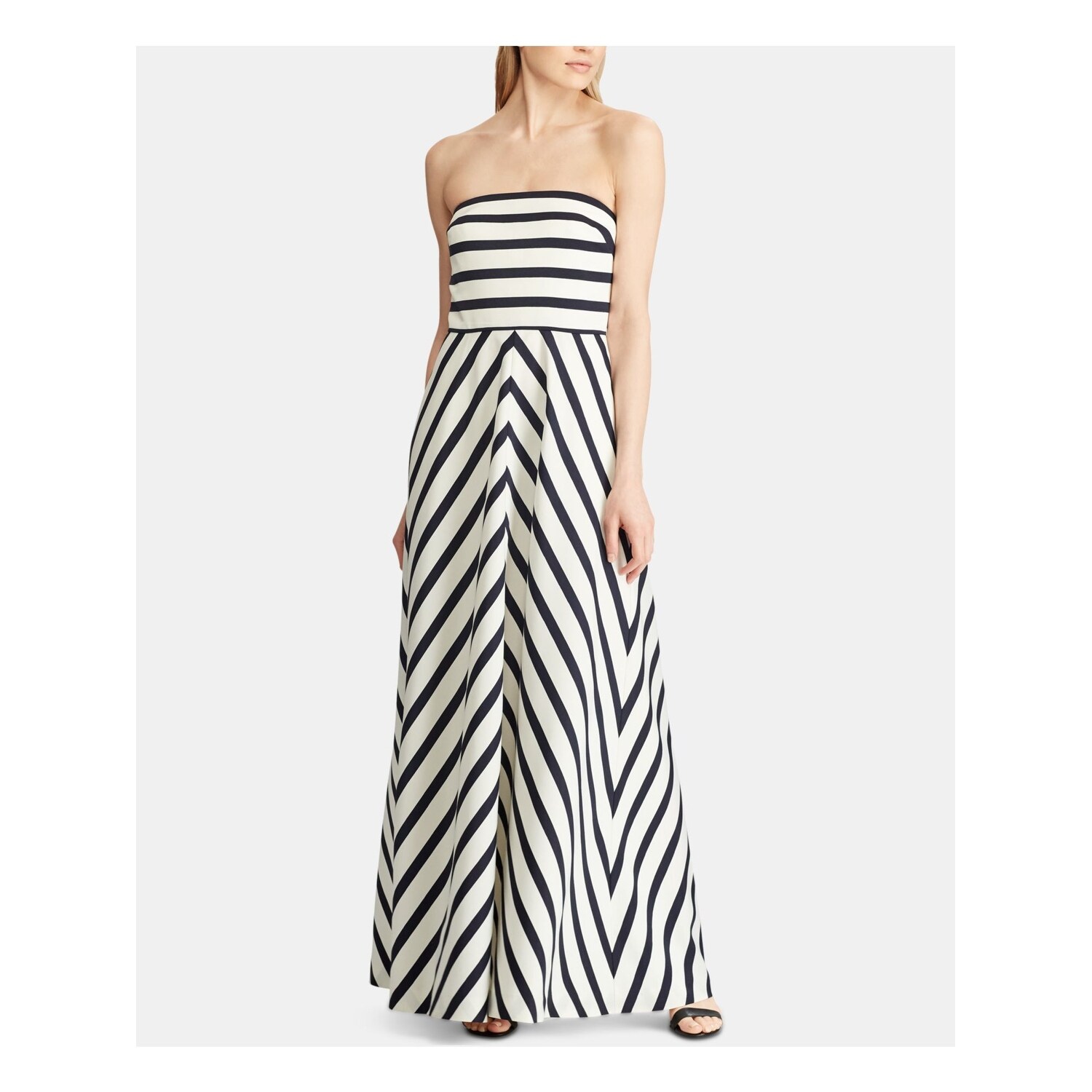 ralph lauren strapless dress