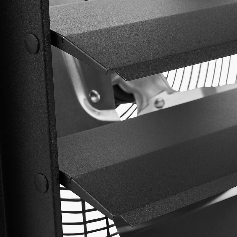 10 inch Shutter Exhaust Fan, Attic Vent Fan with Smart Programming Variable Speed Temperature Control, 1000 CFM, EC Motor, Timer