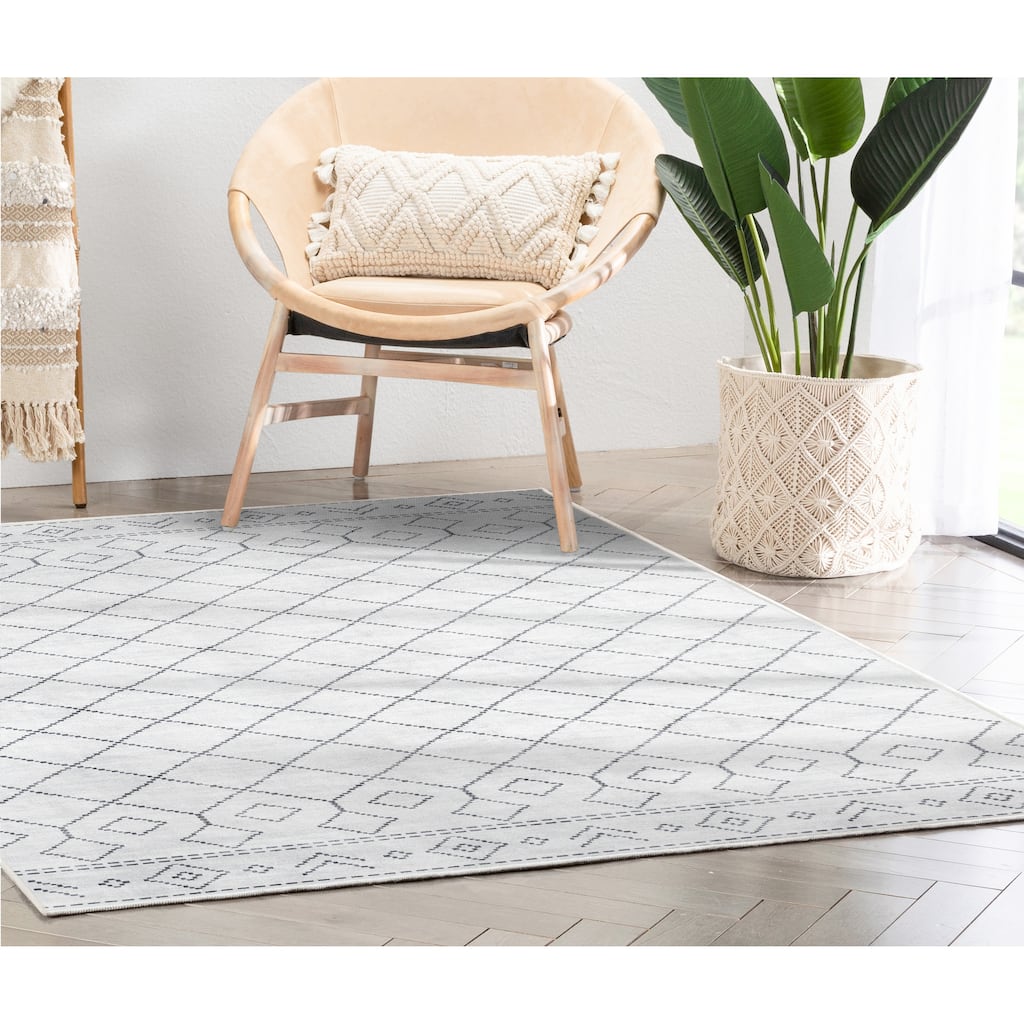 Well Woven Apollo Anastasia Moroccan Machine Washable Area Rug