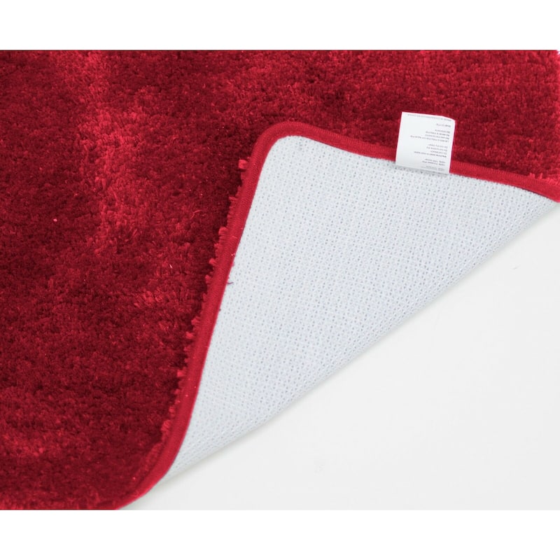 Queen Mary Bath Mat Solid Color, Soft Bath Rug, 17"x24", 18"x30", 20"x60" & 21"x34"