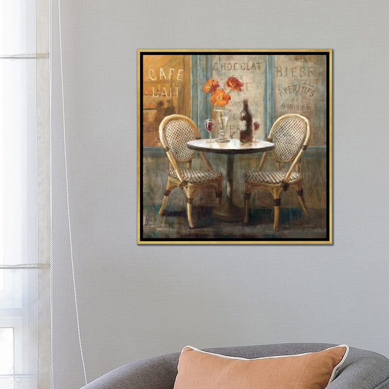 iCanvas "Meet Me at Le Cafe I" by Danhui Nai Framed Canvas Print