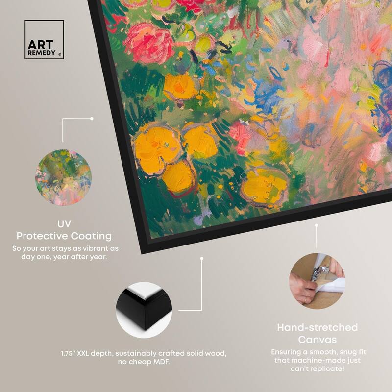 Hues of Happiness I Canvas by Art Remedy