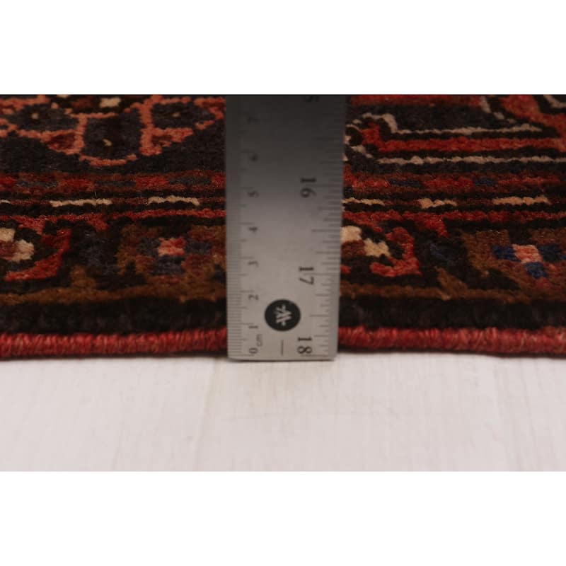 ECARPETGALLERY Hand-knotted Sarabi Red Wool Rug - 6'9 x 9'9