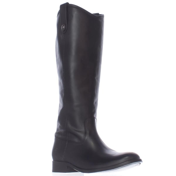 FRYE Melissa Button Extended Calf Boots, Black