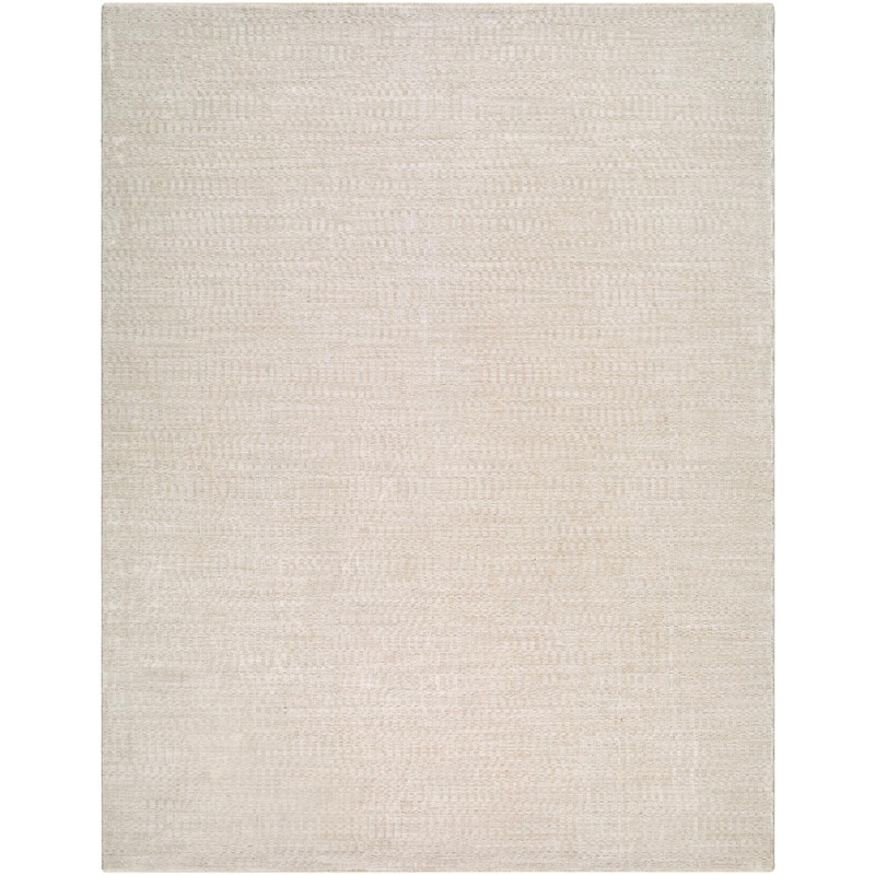 Gill Traditional Solid Area Rug - 7'10" x 10'2" - Rectangle - Cream