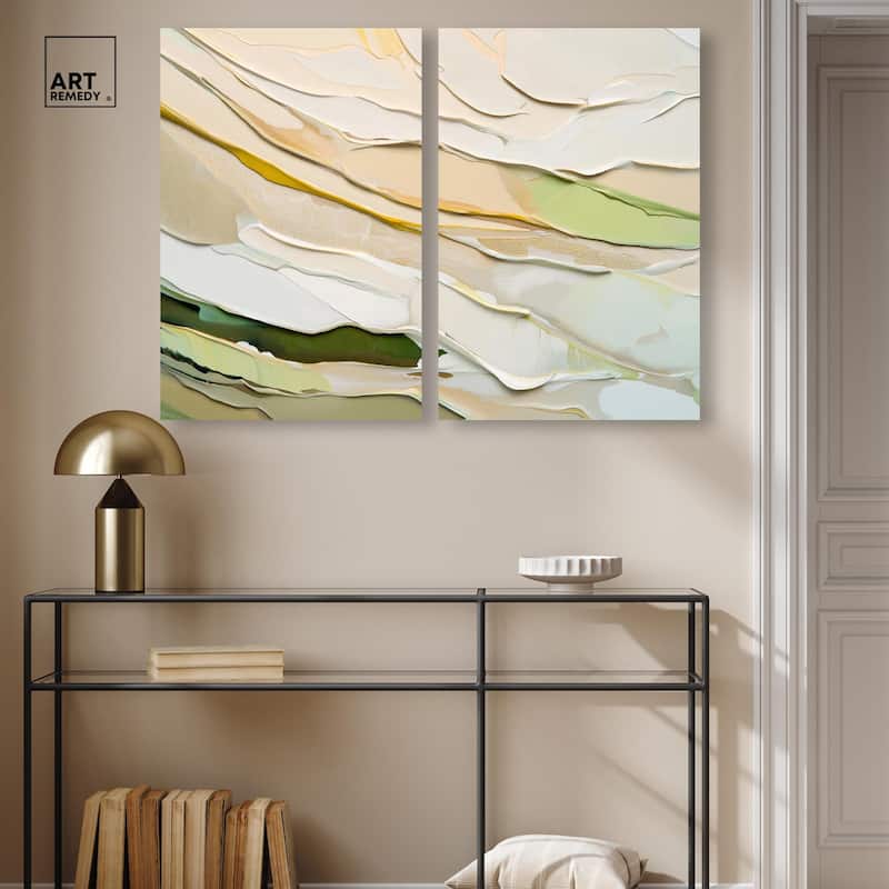 Mossy Glen Canvas Set of 2 by Art Remedy, Gallery Wrapped
