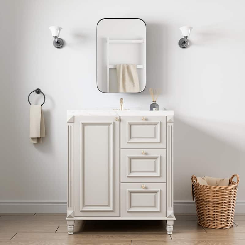 Dovelina Wall Medicine Cabinet Mirror Cabinet Multifunctional Wall-Mounted Mirrored Cabinet with Magnetic Doors