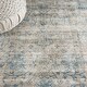 preview thumbnail 8 of 15, Desert Skies Vintage Floral Beige Blue Area Rug