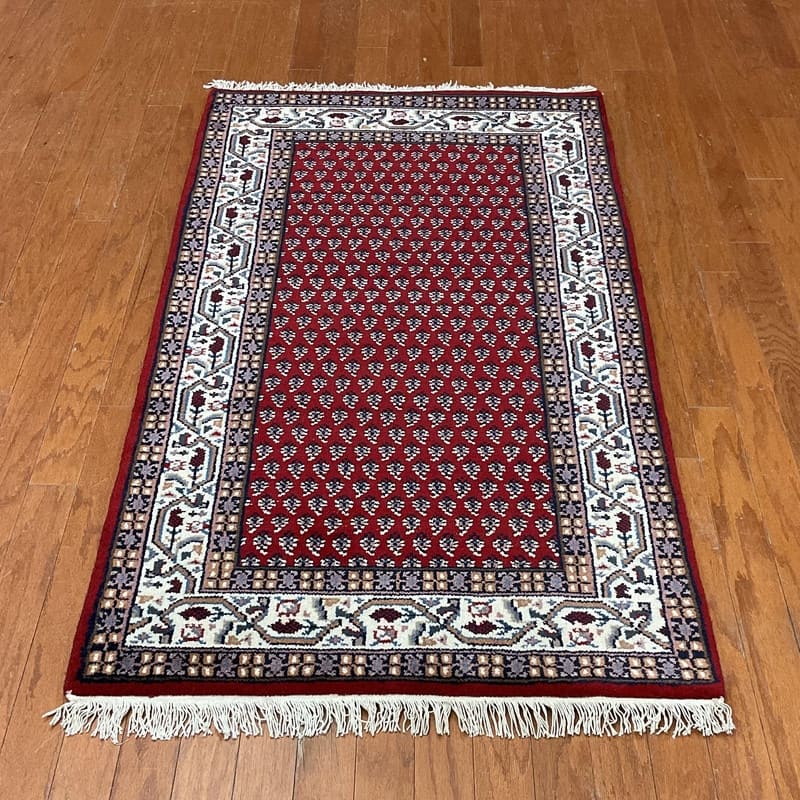 HERAT ORIENTAL Handmade Geometric Mir Wool Rug 3' X 5'4