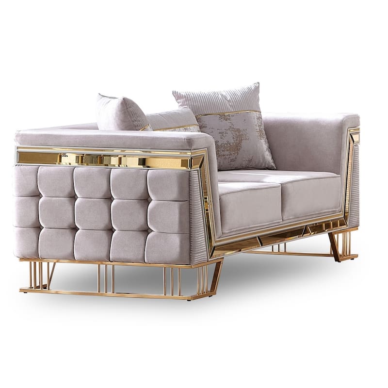 Arlena 4 Pieces Living Room Sets 1 Sofa 1 Loveseat 2 Chair