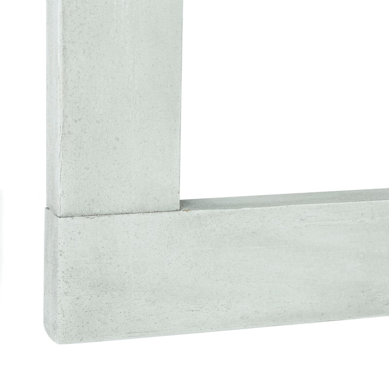 SAFAVIEH Outdoor Elle Balcony Hanging Half Table - 17Wx28Dx13H