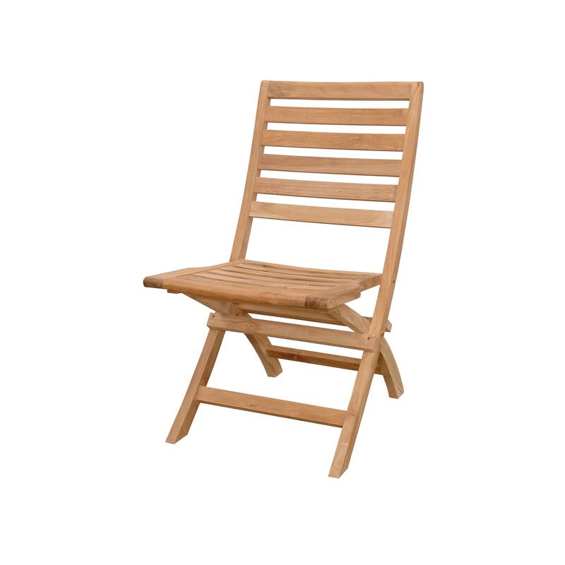 Andrew Teak Outdoor Dining Chair - Foldable (Set of 2)