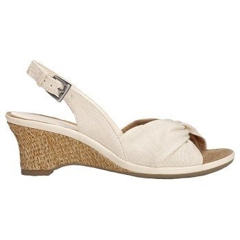 Aerosoles Womens Zenthusiasm Canvas Open Toe Casual Platform Sandals