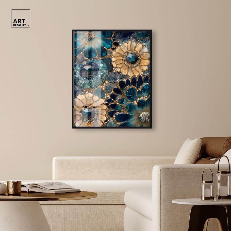 Opulent Geode III Shadowbox by Art Remedy