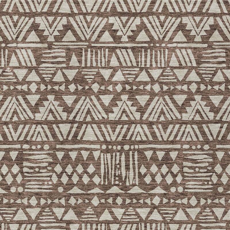 HomeRoots Southwestern Transitional Rectangle Outdoor Rug