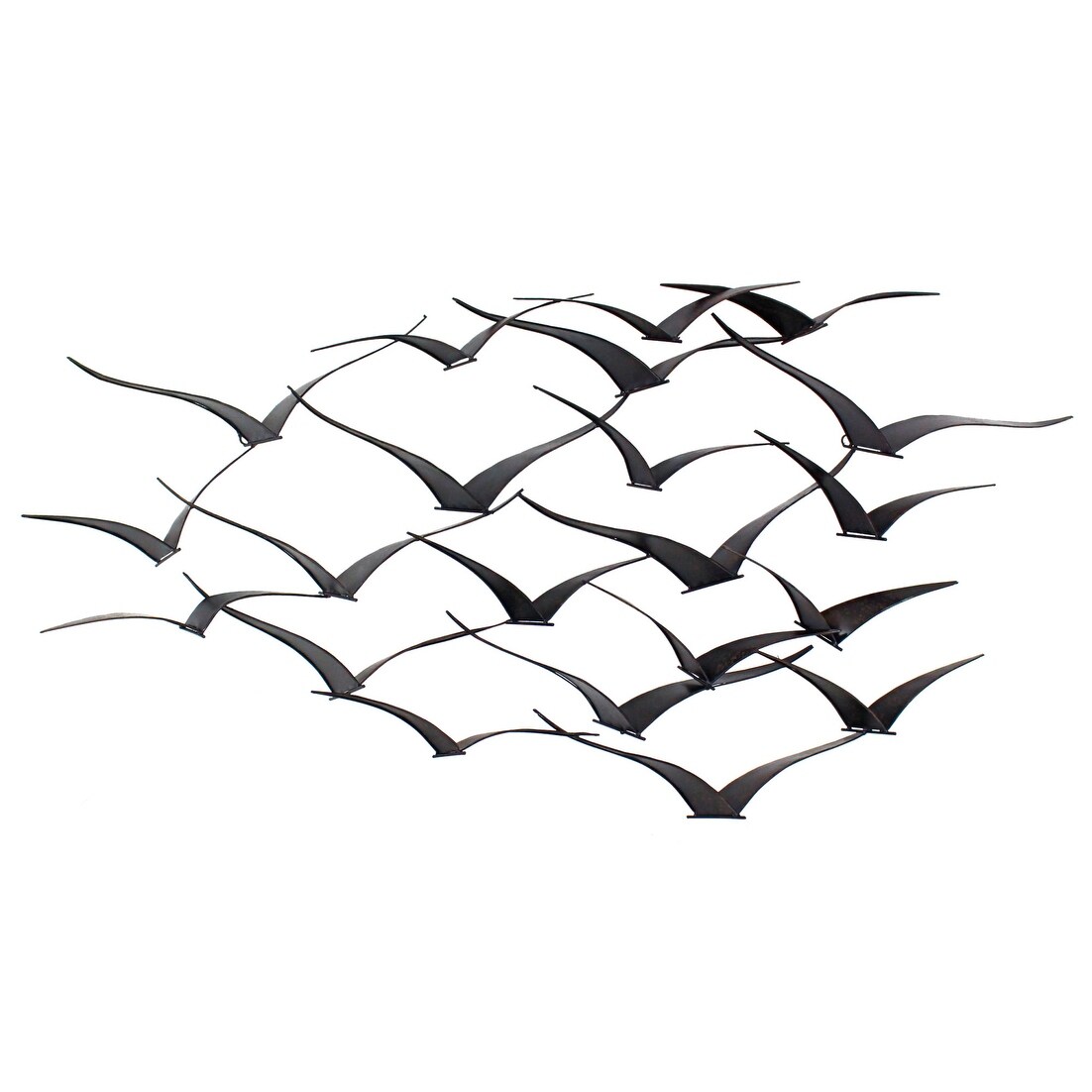Shop Aspire Home Accents 8605 Darla Metal Birds Wall Decor Brown