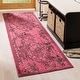 preview thumbnail 53 of 62, SAFAVIEH Palazzo Paivikki Modern Oriental Rug 2' x 7'3" Runner - Fuchsia/Black - Runner