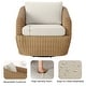 preview thumbnail 30 of 78, Patio Wicker Furniture Set Outdoor Rattan Bistro Set
