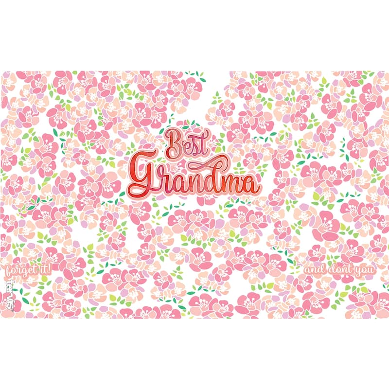 Tervis Best Grandma Flowers Made in USA Double Walled Insulated Travel Tumbler, Classic - 16oz