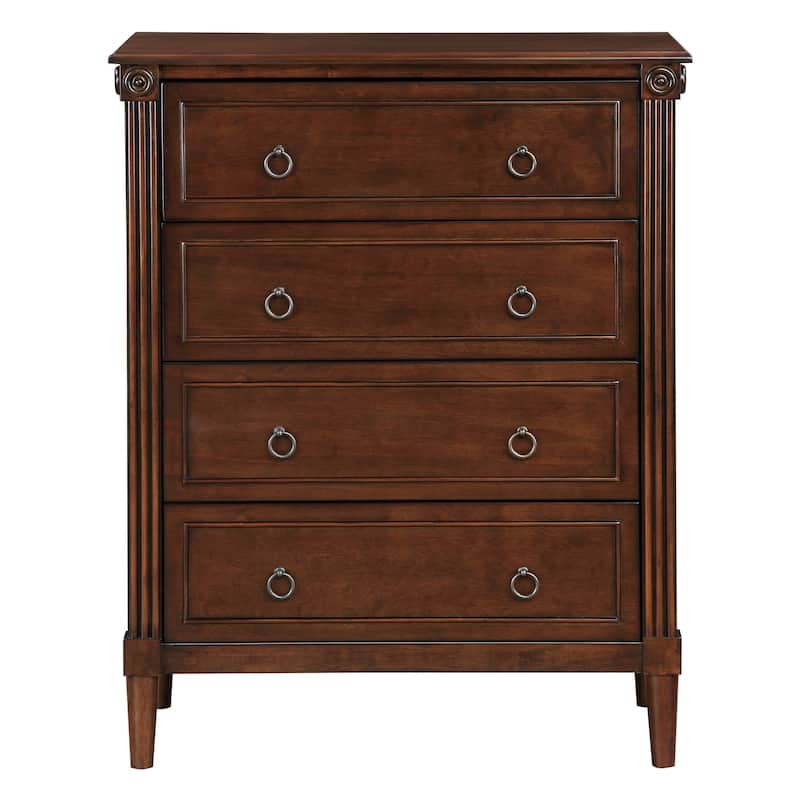 Joneigh Traditional Solid Wood 4-Drawer Chest by Furniture of America