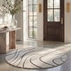 preview thumbnail 21 of 21, SAFAVIEH Florida Shag Sigtraud Abstract Waves 1.2-inch Thick Rug