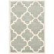preview thumbnail 76 of 112, SAFAVIEH Handmade Chatham Vicie Modern Wool Rug 2' x 3' - Grey/Ivory - Rectangle