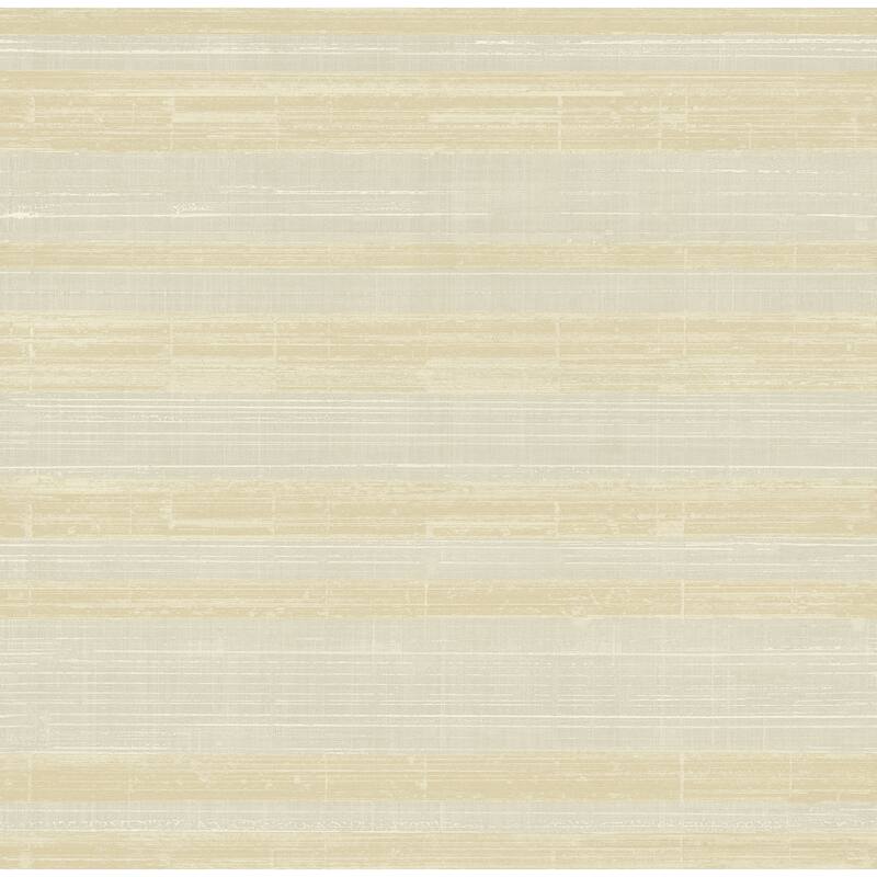 Seabrook Designs Shimmer Stria Unpasted Wallpaper - 20.5 in. W x 33 ft. L - Cream and Alabaster