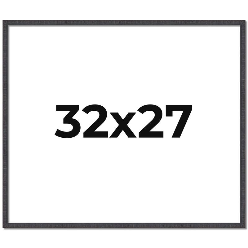 32x27 Frame Brown Picture Frame - Complete Modern Photo Frame Includes