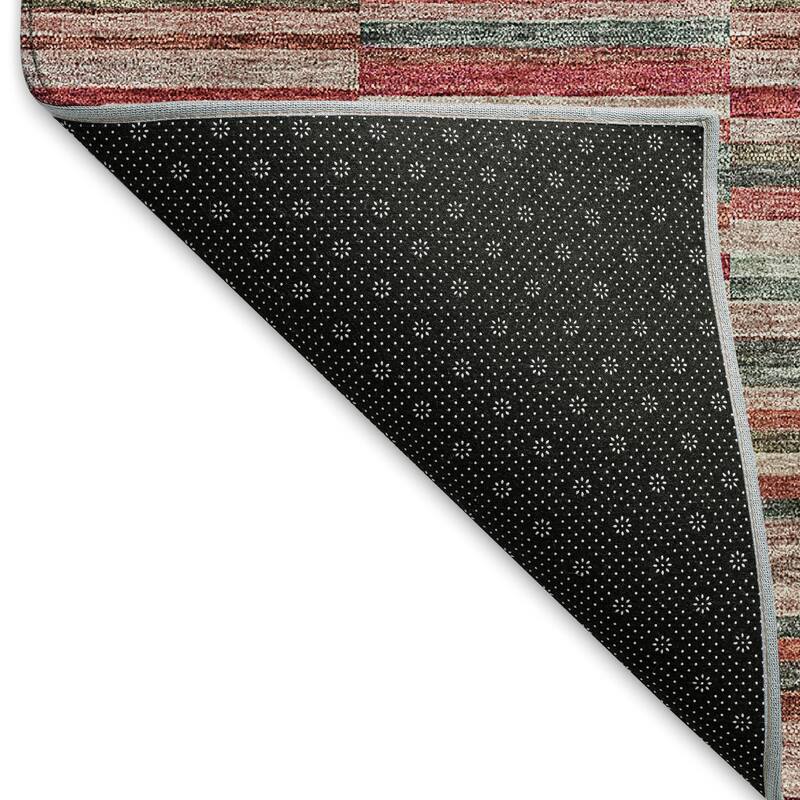Premium Washable Super Soft Geo Stripe Mayfield Rug