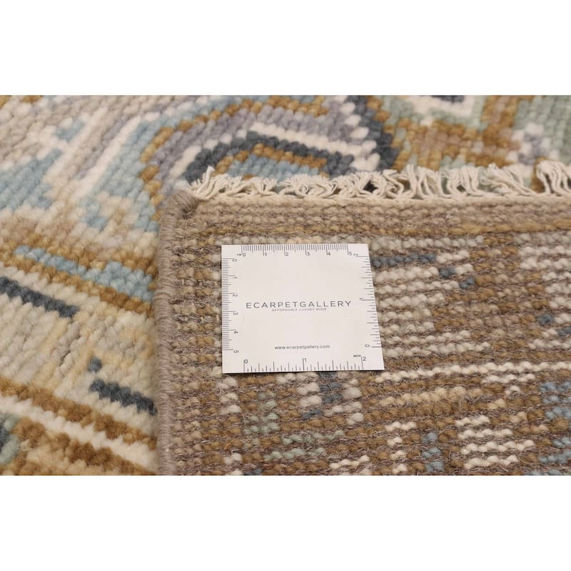 ECARPETGALLERY Hand-knotted Jules Serapi Taupe Wool Rug - 7'11 x 9'10