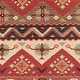 preview thumbnail 4 of 21, Louise Handmade Southwestern Wool Flatweave Area Rug