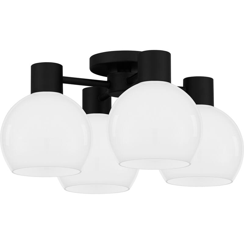 Quoizel Semi-Flush Mount 4-Light Semi-Flush Mount - Matte Black