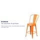 preview thumbnail 25 of 97, 24'' High Metal Indoor-Outdoor Counter Height Stool with Back