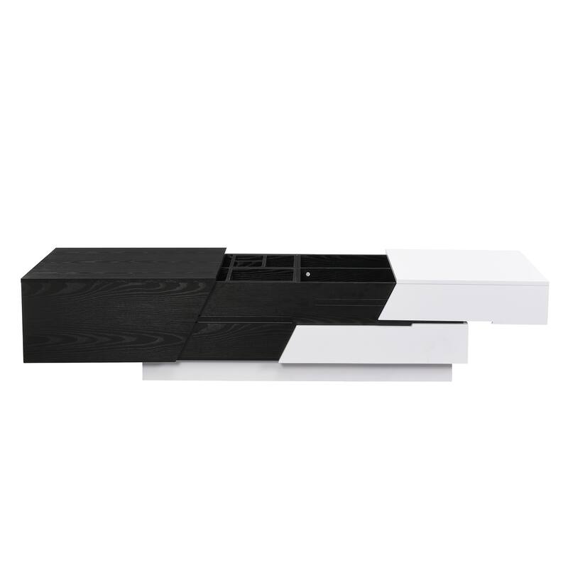 Extendable Sliding Top Coffee Table