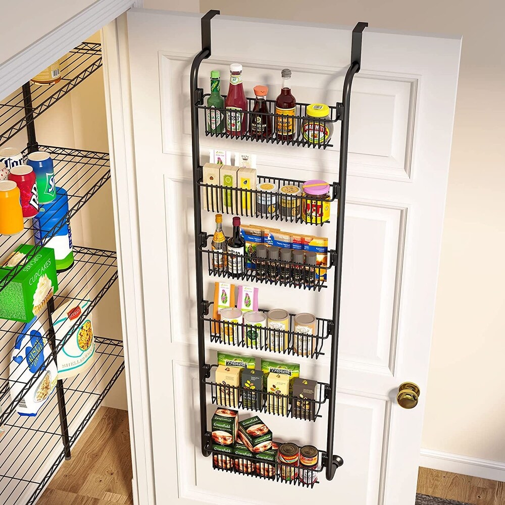 Basket Kitchen Hanger Rack Cabinet Organizer Home Storage Shelf Basket Holder 