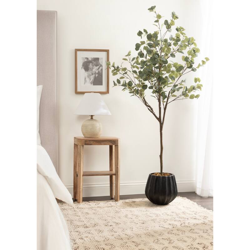 Kate and Laurel Eudora Faux Eucalyptus Tree