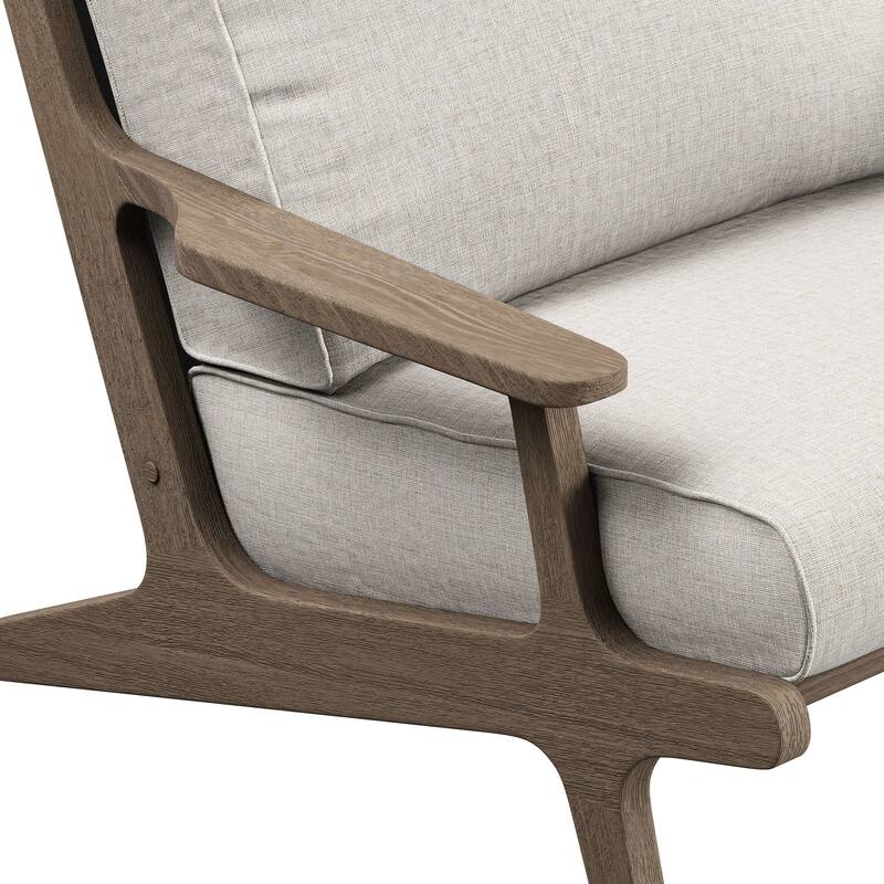 Saratoga 3-Piece Outdoor Patio Teak Wood Furniture Set with Lounge Chairs and Side Table