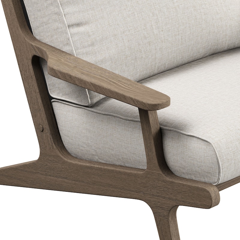 Saratoga Outdoor Patio Teak Wood Armchair