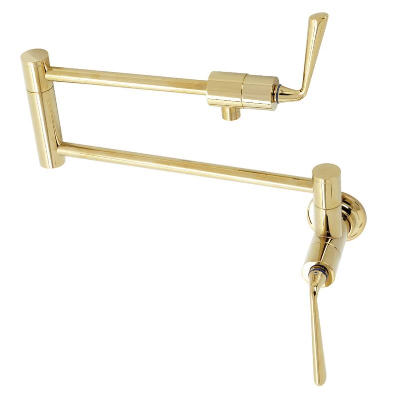 Kingston Brass Silver Sage 3.8 GPM Single Hole Wall Mounted Pot Filler