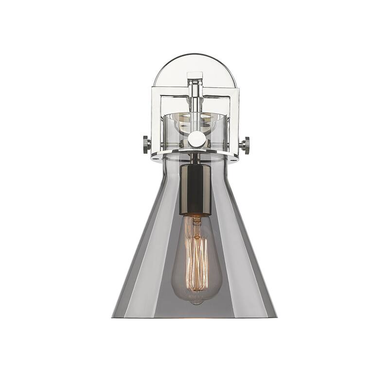Innovations Lighting 411-1W-14-8 Newton Cone Sconce Newton Cone 14"