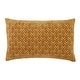 preview thumbnail 14 of 19, Lorient Trellis Lumbar Pillow 13"X21" Cover Only - Gold/Silver