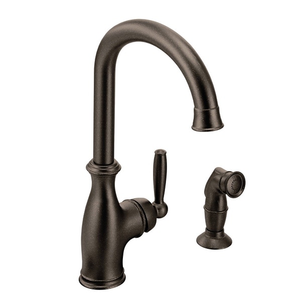 Shop Moen 7735 Brantford Single Handle Kitchen Faucet - Overstock - 17032175