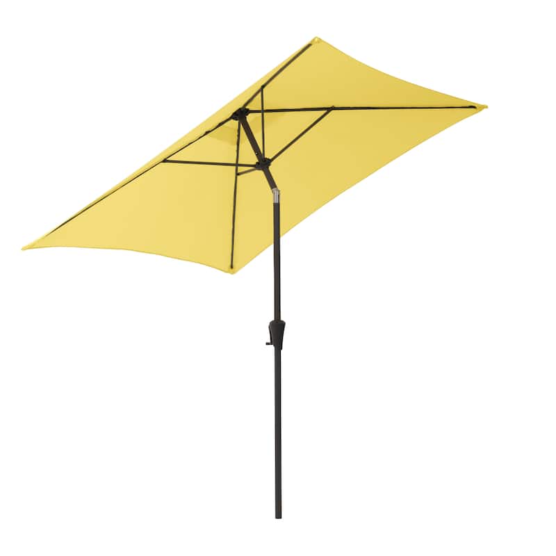 6.5ft Square Tilting Patio Umbrella