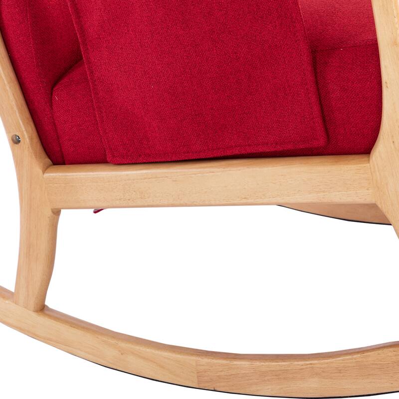 Rocking Armchair With Ottoman for Living Room