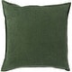 preview thumbnail 10 of 57, Artistic Weavers Harrell Solid Velvet 22-inch Throw Pillow Down - Emerald
